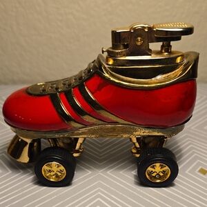 Vintage Red Roller Skate Lighter